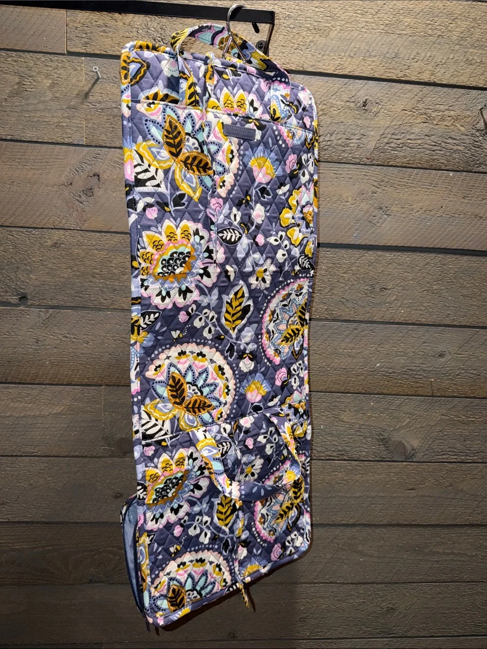 Vera Bradley Charmont Meadow Pattern Deluxe Hanging Travel Organizer